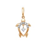 Acheter pendentif en or 585 avec zircone