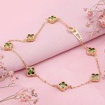 Arany karkötő sárga arany Swarovski®