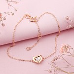 Gold bracelet 585 with diamonds