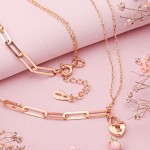 Rotgold 585 Collier 2 i 1 kaufen