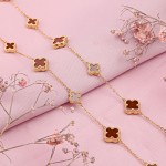 Zlatý náhrdelník ze žlutého zlata achát