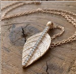 Rotgold 585 Gold collier