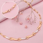 Gold Collier Russian Gold 585 Bicolor