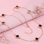 Rotgold 585 Collier mit Onyx kaufen