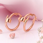 Guld ring øreringe Congo 585