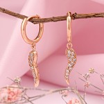 Orecchini in oro 585 zirconi