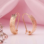 Boucles d'oreilles en or rouge 585