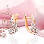 Arracades de diamants 585