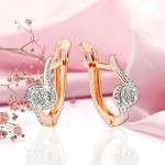 Brincos de diamante 585