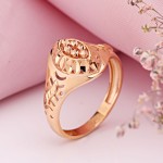 Koop een ring in rood goud zonder steen