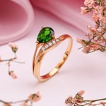 SOKOLOV guldring 585 med diamanter