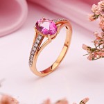 SOKOLOV guldring 585 med diamanter