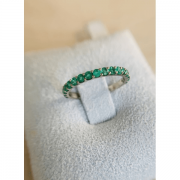 Золотое кольцо с изумрудами "Дром"