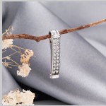 Kjøp sølvanheng med cubic zirconia SOKOLOV