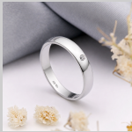 Anell de casament Anell de casament or blanc 585