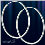 Pendientes de joyería de plata rusa