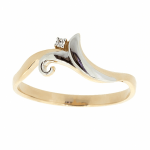 Gouden ring met diamanten