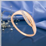 Køb guldring 585 med zirconia