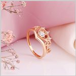 Goldring Aus RussisChem Gold 585 ° MIT Zirkonia