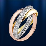 Gold ring. Russian gold