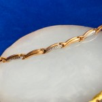 Gold bracelet made of Russian red gold/white gold 585 °