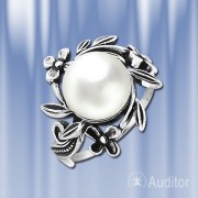 Ring „Charm“ Silber mit Perlen