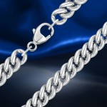 silver chain; -bracelet "Tank"