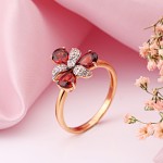 Inel de dama inel de aur din aur rusesc 585