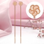Σκουλαρίκια από ροζ χρυσό