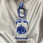 Графин из гжельского фарфора "Леди"