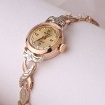 Часы женские золотые 585 Чайка и Браслет