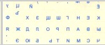 Adhesius de teclat rus per a teclat de PC