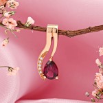 SOKOLOV zlatni privjesak sa dijamantima