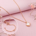 Collier d'oro con perlmutt 6 mm