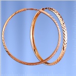 Silberne „Creoli“-Ohrringe