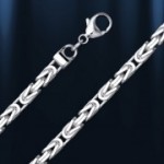 silverkedja; - armband "King's Chain"