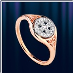 Anillo protector. Bicolor
