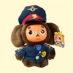 Čeburashka mluvící milice 17 cm