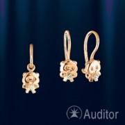 Set aus 585 Karat russischem Gold