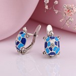 Jewelry turtle earrings