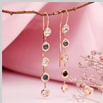 Ohr anillos de oro ruso 585