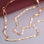 Necklace and bracelet rose gold Valentino