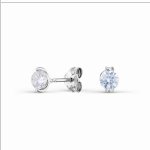 Серьги из белого золота