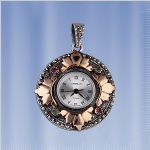 Pendentif montre argent