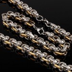 Стальная цепочка и браслет