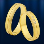 vjenčani prsten. Žuto zlato