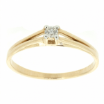 Gouden ring met diamant