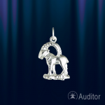 Zodiac sign "Capricorn" silver