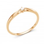 Zlatni prsten sa cirkonima