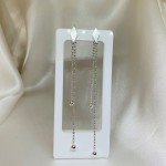 Orecchini in argento "Perla" con pendente